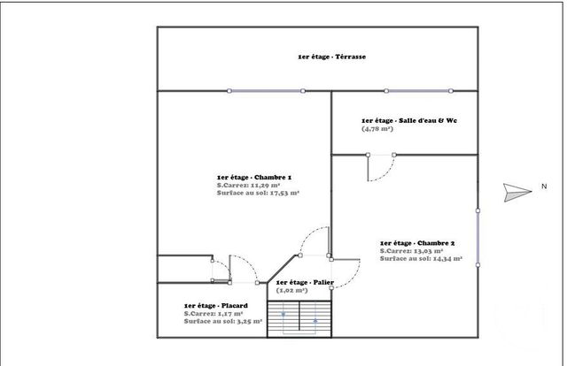 Appartement F3 à vendre - 4 pièces - 83.02 m2 - MONTROUGE - 92 - ILE-DE-FRANCE - Century 21 Côté Mairie