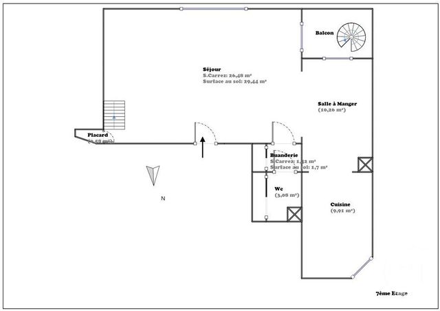 Appartement F3 à vendre - 4 pièces - 83.02 m2 - MONTROUGE - 92 - ILE-DE-FRANCE - Century 21 Côté Mairie