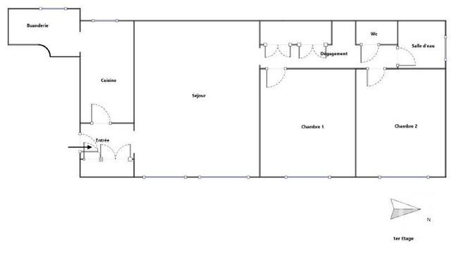 Appartement T3 à vendre - 3 pièces - 55.0 m2 - MONTROUGE - 92 - ILE-DE-FRANCE - Century 21 Côté Mairie