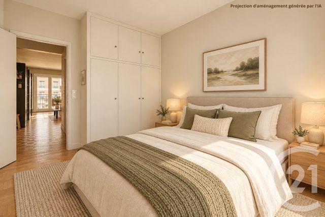 Appartement F2 à vendre - 2 pièces - 54.23 m2 - MONTROUGE - 92 - ILE-DE-FRANCE - Century 21 Côté Mairie