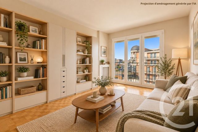 Appartement F2 à vendre - 2 pièces - 54.23 m2 - MONTROUGE - 92 - ILE-DE-FRANCE - Century 21 Côté Mairie