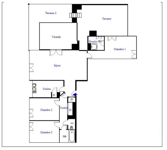 Appartement F4 à vendre - 4 pièces - 88.59 m2 - MONTROUGE - 92 - ILE-DE-FRANCE - Century 21 Côté Mairie