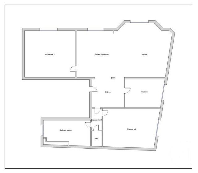 Appartement F3 à vendre - 3 pièces - 71.0 m2 - MONTROUGE - 92 - ILE-DE-FRANCE - Century 21 Côté Mairie