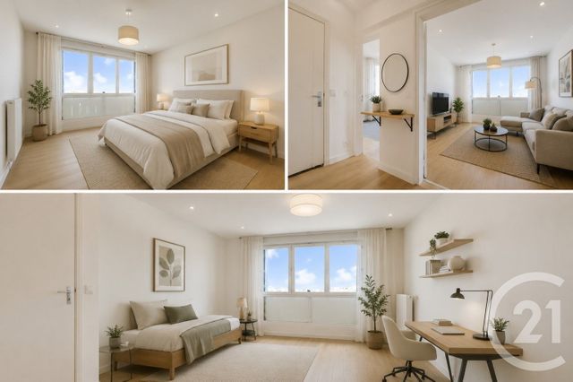 Appartement F3 à vendre - 3 pièces - 57.53 m2 - MONTROUGE - 92 - ILE-DE-FRANCE - Century 21 Côté Mairie