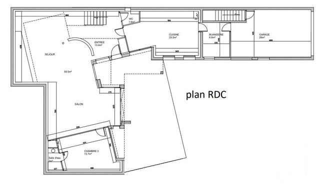 maison à vendre - 8 pièces - 238.8 m2 - CHATILLON - 92 - ILE-DE-FRANCE - Century 21 Côté Mairie