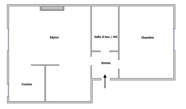 Appartement F2 à vendre - 2 pièces - 36.25 m2 - MONTROUGE - 92 - ILE-DE-FRANCE - Century 21 Côté Mairie